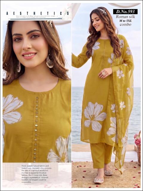 Desi kudi 3pcs fancy kurti wholesale market in mumbai